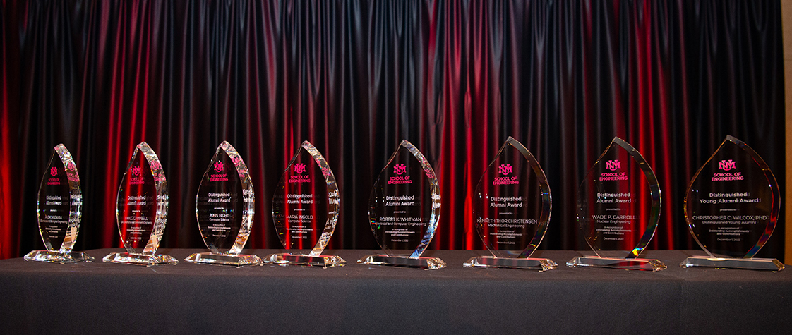 photo: DAA alumni award trophies