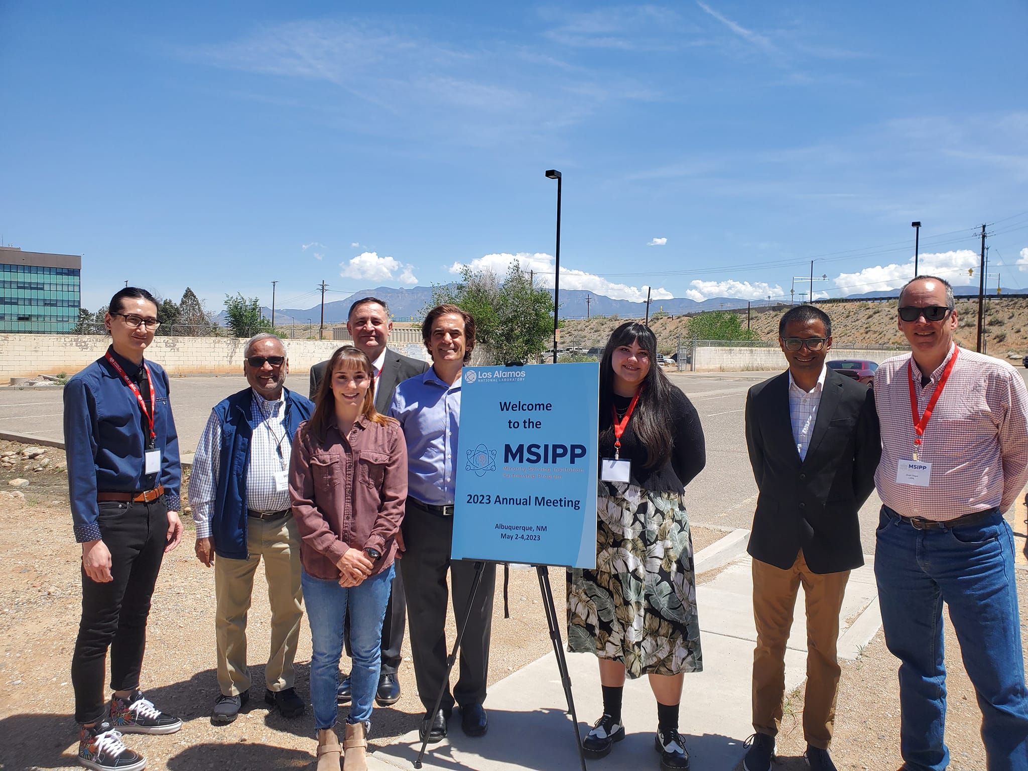 photo: Members of the Minority Serving Institutions Partnership Program met in Albuquerque earlier this month, and members of the Grande CARES consortium presented some of their work so far.